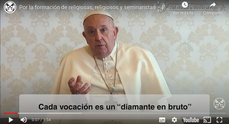 El Papa pide rezar por religiosos y seminaristas: “para que sean testigos creíbles”